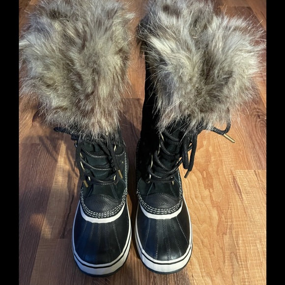Sorel Shoes - New Sorel Joan of arctic boot ladies size10 black waterproof lace up winter boot